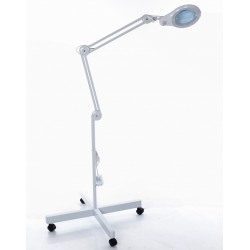 Επαγγελματική Λάμπα LED-5D Αισθητικής - TATTOO - Δερματολογίας Τροχήλατη με Μεγεθυντικό Φακό